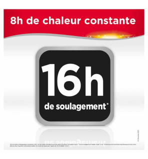 Thermacare – Patchs auto-chauffants soulageant les douleurs du bas du dos, 4 unités