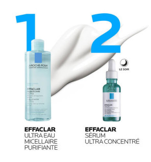 La Roche-Posay – Effaclar Eau Micellaire Ultra Peaux Grasses, 400 ml