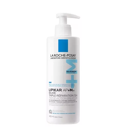 La Roche-Posay – Lipikar AP+ Max Baume Triple-Réparation 72H, 400 ml