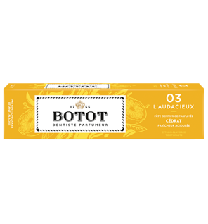 Botot – Dentifrice Jaune au citron, 75 ml
