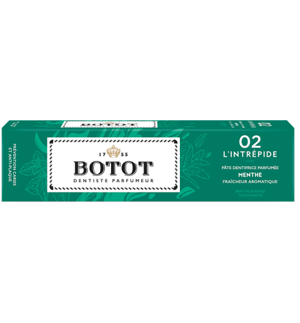 Botot – Pâte dentifrice Menthe, pin et eucalyptus, 75 ml