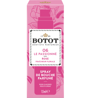 Botot – Spray de bouche parfumé à la rose, 15 ml