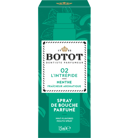 Botot – Spray de bouche parfumé à la menthe, 15 ml