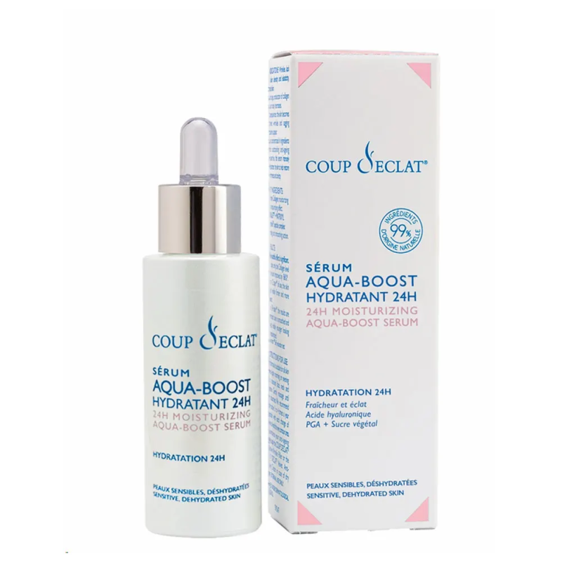 Coup D'Éclat – Sérum Aqua-Boost Hydratant 24h, 30 ml