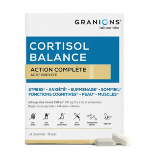 Laboratoire des Granions – Complexe Cortisol Balance, 60 comprimés
