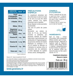 Laboratoire des Granions – Complexe Cortisol Balance, 60 comprimés