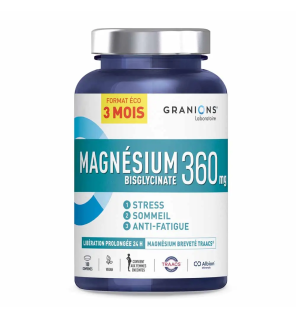 Laboratoire des Granions – Magnésium Bisglycinate 360 mg, 180 comprimés