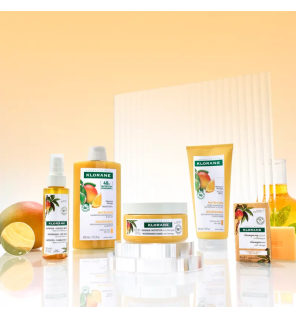 Klorane – Masque nourrissant et éclat à la mangue, 250 ml