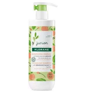 Klorane – Junior Shampoing démêlant à la pêche, 500 ml