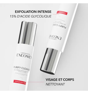 Eneomey – Purify Cleanser gel nettoyant exfoliant intense visage et corps, 100 ml