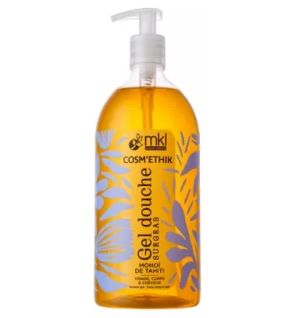 MKL Green Nature Cosm'Ethik – Gel douche surgras Monoï de Tahiti, 1 litre