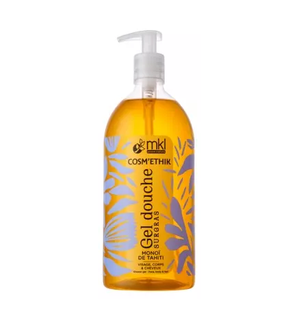MKL Green Nature Cosm'Ethik – Gel douche surgras Monoï de Tahiti, 1 litre