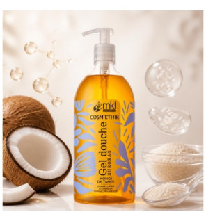 MKL Green Nature Cosm'Ethik – Gel douche surgras Monoï de Tahiti, 1 litre