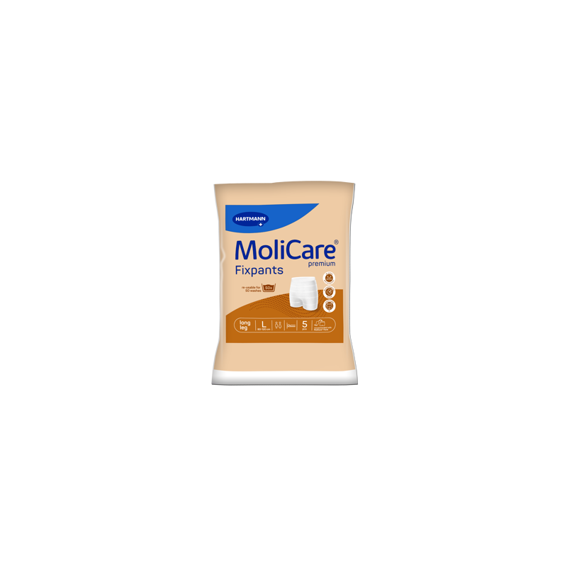HARTMANN – MoliCare Premium Fixpants long leg, taille L, sachet de 5 pièces HARTMANN – MoliCare Premium Fixpants long leg, taille L, sachet de 5 pièces
