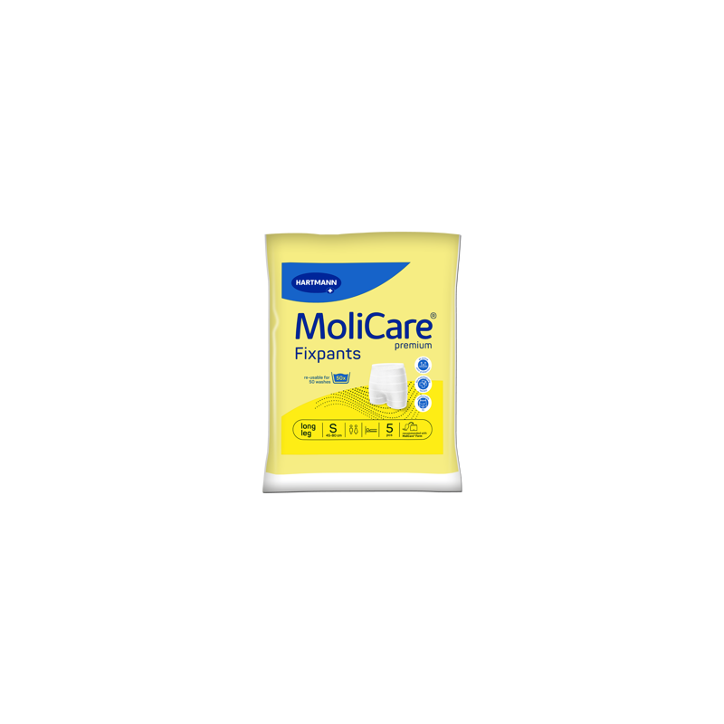 HARTMANN – MoliCare Premium Fixpants long leg, taille S, sachet de 5 pièces HARTMANN – MoliCare Premium Fixpants long leg, taille S, sachet de 5 pièces