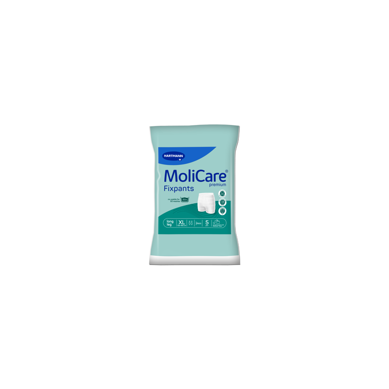 HARTMANN – MoliCare Premium Fixpants long leg, taille XL, sachet de 3 pièces HARTMANN – MoliCare Premium Fixpants long leg, taille XL, sachet de 3 pièces