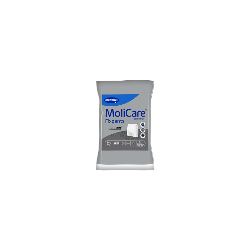 HARTMANN – MoliCare Premium Fixpants long leg, taille XXL, sachet de 3 pièces