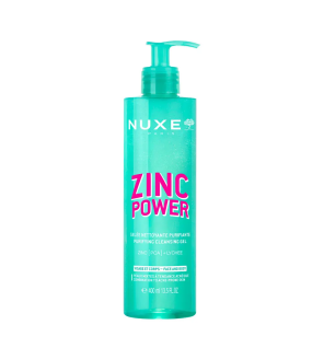 Nuxe – Zinc Power Gelée nettoyante purifiante visage et corps, 400 ml