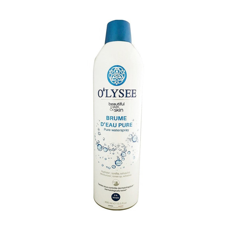 O’lysee – Brume d’eau pure rafraîchissante, 400 ml