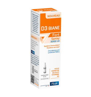 Pileje – D3 Biane Fort Spray 3000 UI, 15 ml