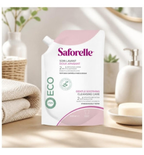 Saforelle – Soin lavant doux recharge, 400 ml