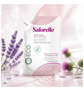 Saforelle – Soin lavant doux recharge, 400 ml