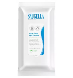 Saugella – Dermoliquide lingettes nettoyantes intimes, 15 lingettes
