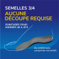 Scholl – Semelles Tri-Comfort, taille 2
