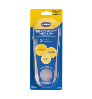 Scholl – Semelles Tri-Comfort, taille 1