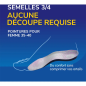 Scholl – Semelles Tri-Comfort, taille 1