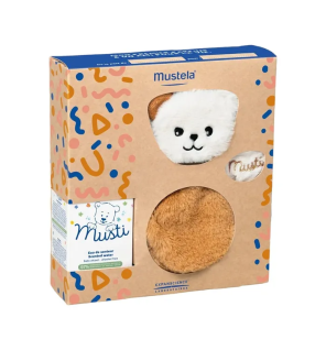 Mustela – Coffret Musti Bébé eau de senteur, 50 ml + peluche