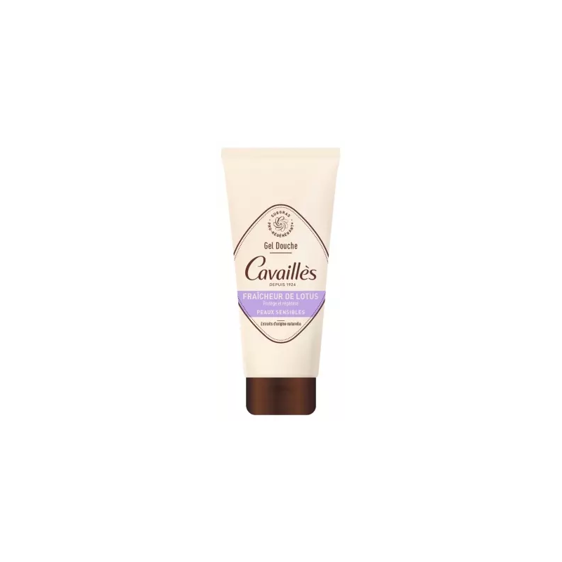Cavaillès – Gel douche fraîcheur de lotus, 200 ml