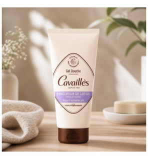 Cavaillès – Gel douche fraîcheur de lotus, 200 ml