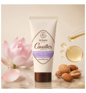 Cavaillès – Gel douche fraîcheur de lotus, 200 ml