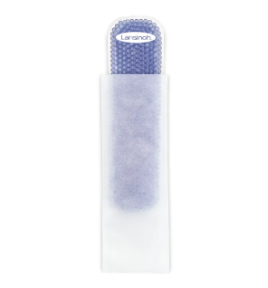 Lansinoh – Serviette réutilisable flexible post-accouchement apaisante froid/chaud, 1 serviette + 12 pochettes jetables