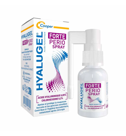 Hyalugel – Forte Perio Spray buccal assainissant, 20 ml
