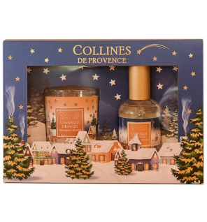 Collines de Provence – Coffret cadeau Cannelle Orange, 50 ml + 75 g