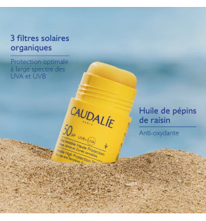 Caudalie – Stick Solaire Invisible Haute Protection SPF50, 15 g