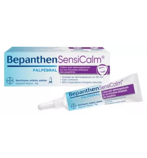 Bepanthen – Sensicalm Palpébral crème anti-démangeaisons pour eczéma atopique des paupières, 15 g