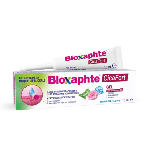 Bausch&Lomb – Bloxaphte Cicafort gel à l’acide hyaluronique 1 %, 15 ml