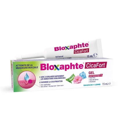 Bausch&Lomb – Bloxaphte Cicafort gel à l’acide hyaluronique 1 %, 15 ml