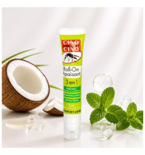 Cinq sur Cinq – Roll-on Apaisant 3en1, 7 ml