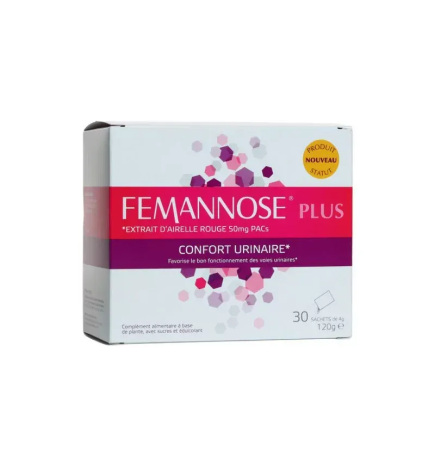 Femannose Plus – Confort Urinaire, 30 sachets