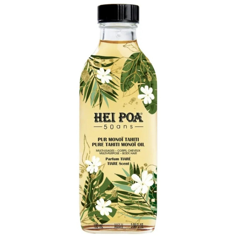 HEI POA – Pur Monoï Tiaré Édition limitée 50 ans, 100 ml HEI POA – Pur Monoï Tiaré Édition limitée 50 ans, 100 ml