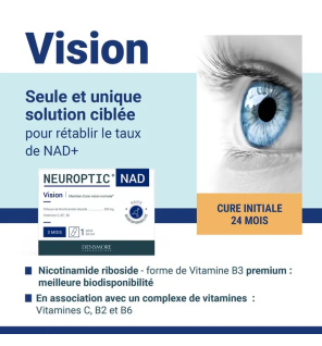 Densmore – Ophtalmologie Neuroptic® NAD, 90 gélules