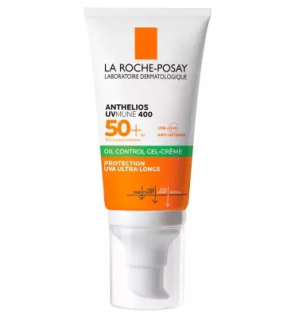 La Roche-Posay – Anthelios UVmune 400 Gel-Crème Oil Control SPF50+ sans parfum, 50 ml
