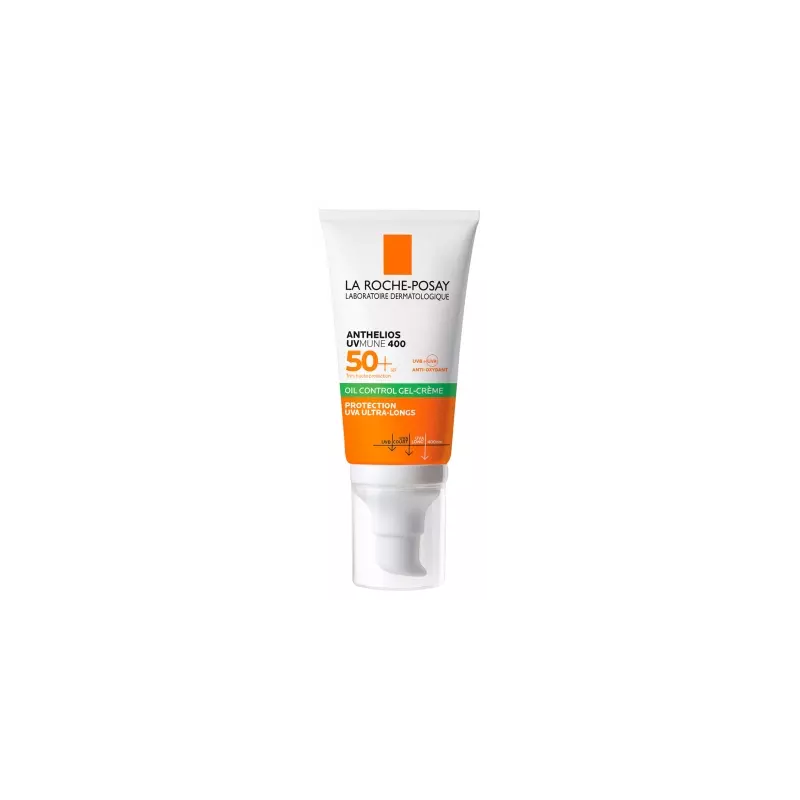 La Roche-Posay – Anthelios UVmune 400 Gel-Crème Oil Control SPF50+ sans parfum, 50 ml La Roche-Posay – Anthelios UVmune 400 Gel-Crème Oil Control SPF50+ sans parfum, 50 ml