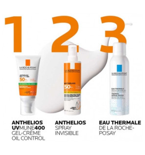 La Roche-Posay – Anthelios UVmune 400 Gel-Crème Oil Control SPF50+ sans parfum, 50 ml