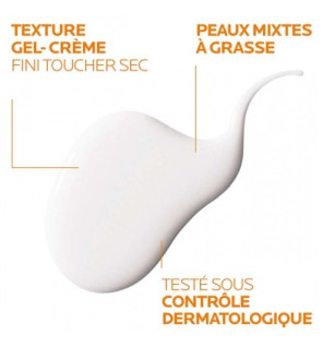 La Roche-Posay – Anthelios UVmune 400 Gel-Crème Oil Control SPF50+ sans parfum, 50 ml