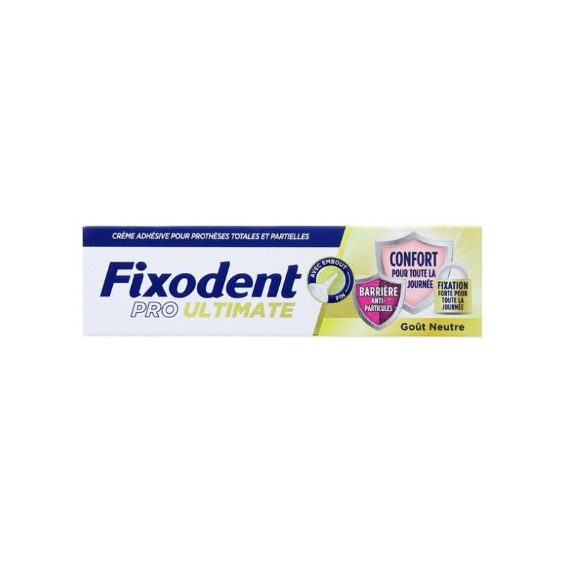 Fixodent – Crème adhésive Pro Ultimate goût neutre, 40 g Fixodent – Crème adhésive Pro Ultimate goût neutre, 40 g